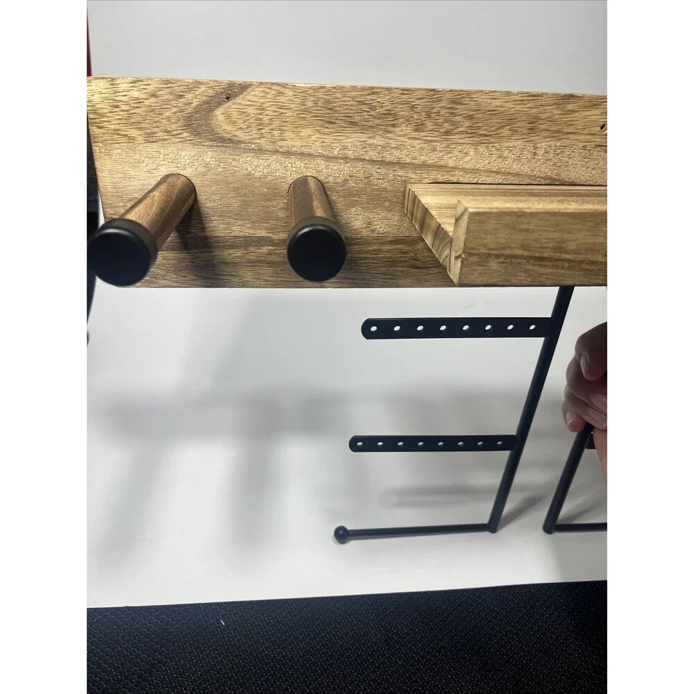 Wood Wall Jewelry Shelf. Look At Description In Photos.
